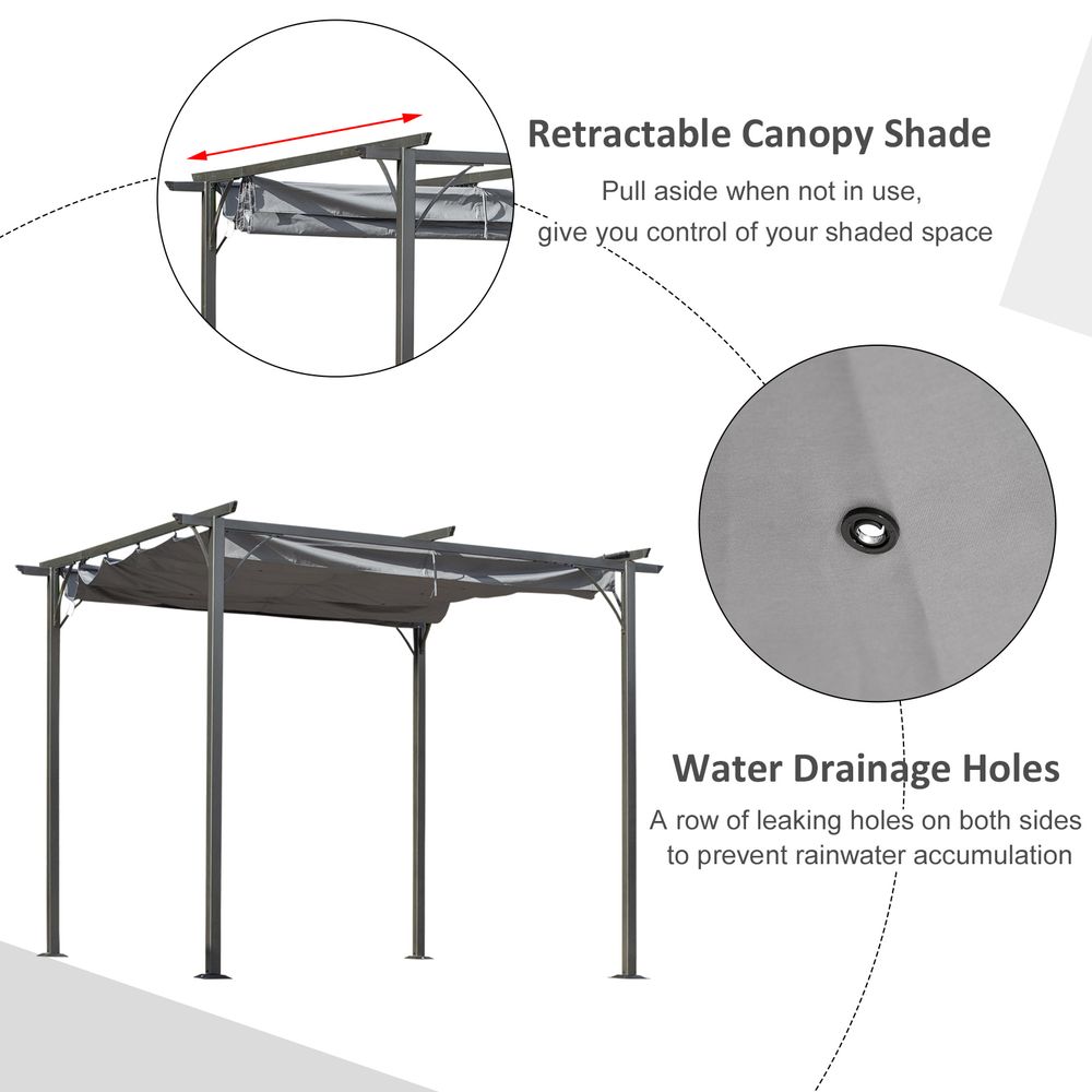 Pergola Awning Retractable Canopy