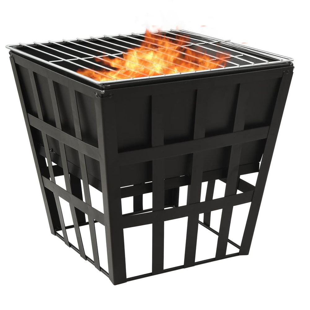 2-in-1 Fire Pit and BBQ