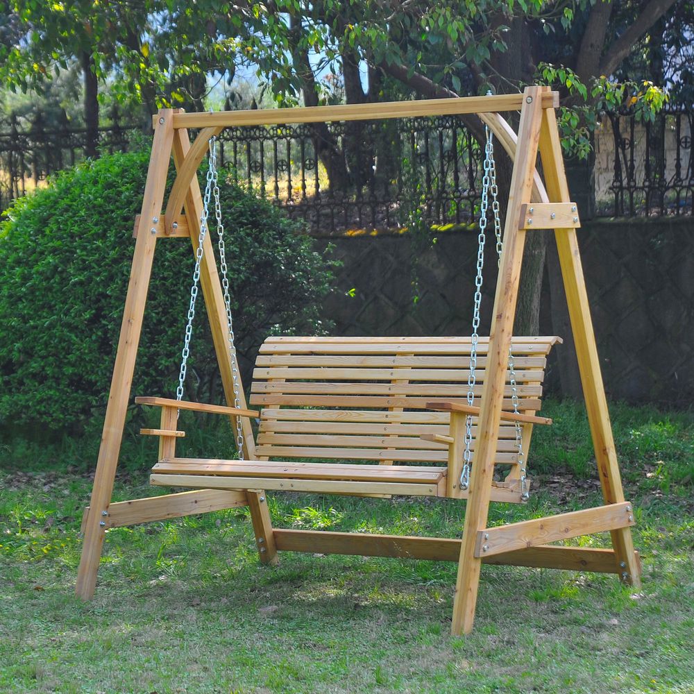 Wood Swing Chair