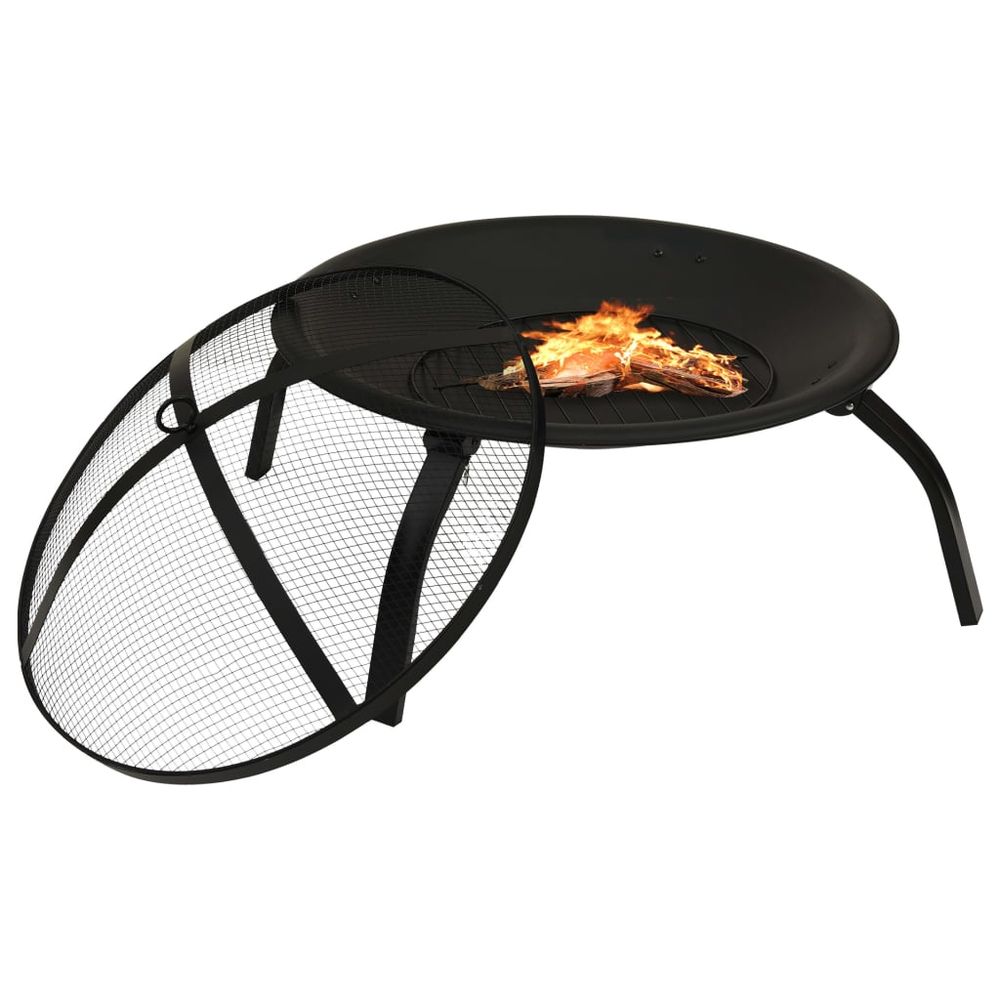 2-in-1 Fire Pit and BBQ