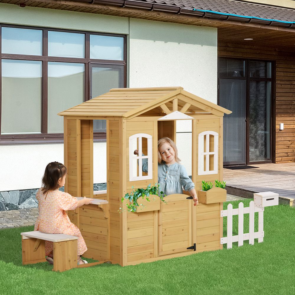 Wooden Garden Playhouse