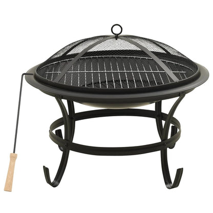 2-in-1 Fire Pit and BBQ