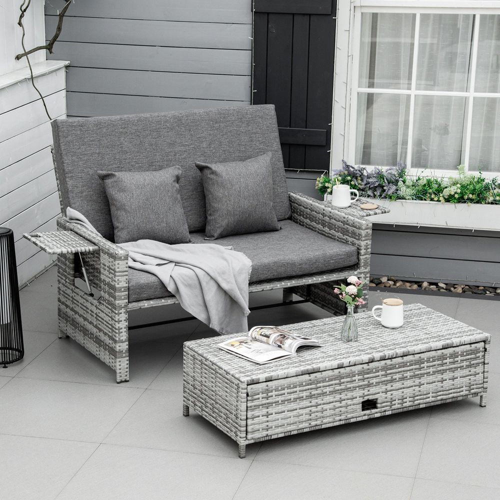 Garden Rattan  Sofa