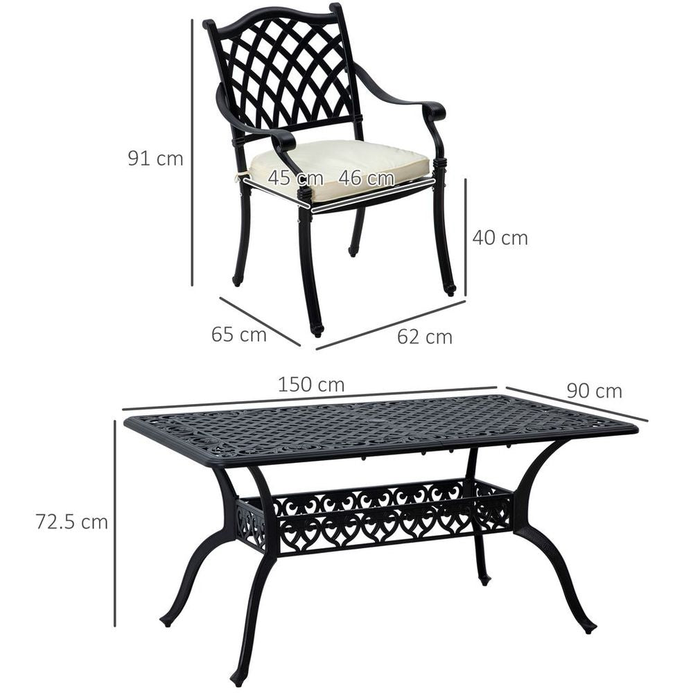 Aluminium Dining Set