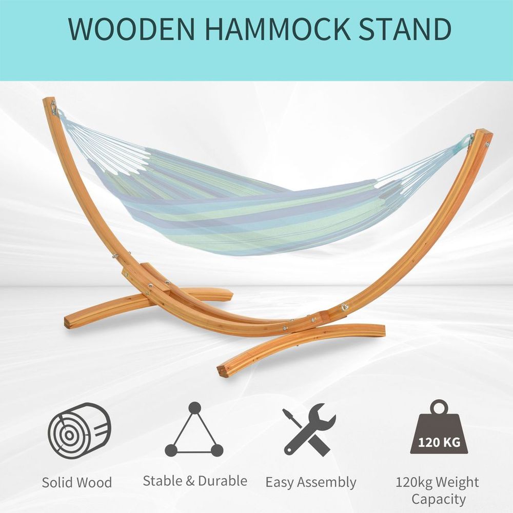 Wooden Hammock Stand