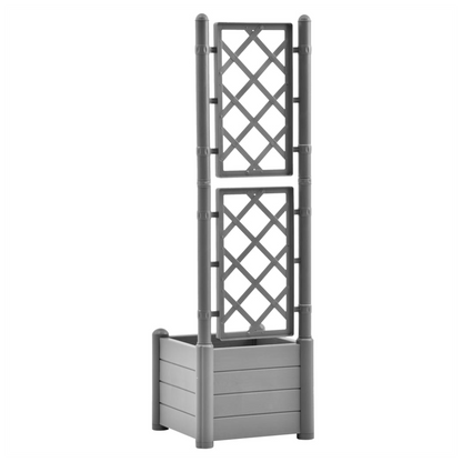 Garden Planter with Trellis