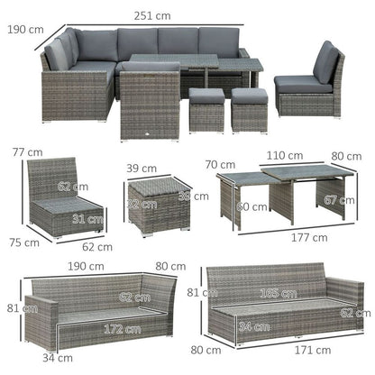 10-Seater Sofa Sectional