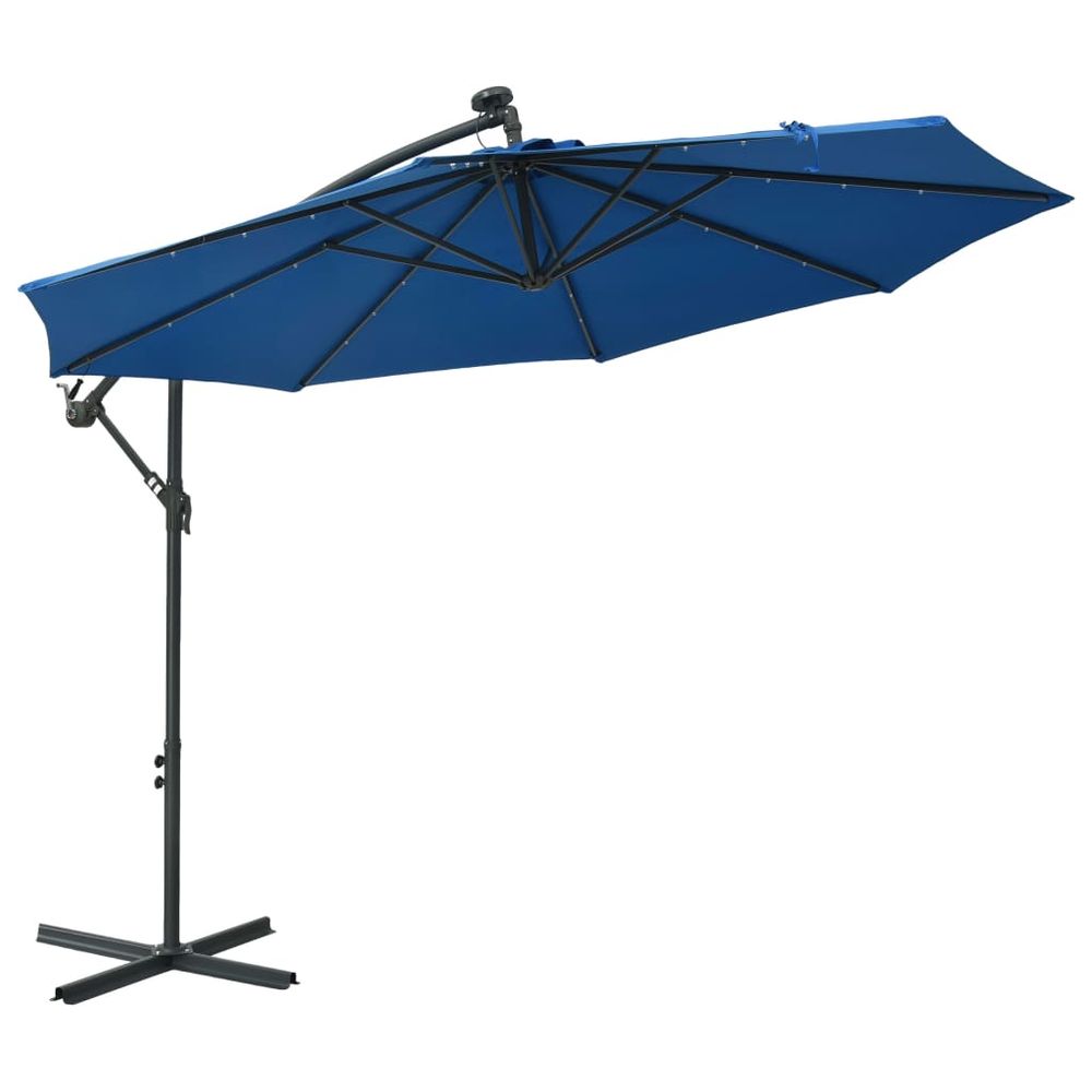 Cantilever Umbrella with LED Lights