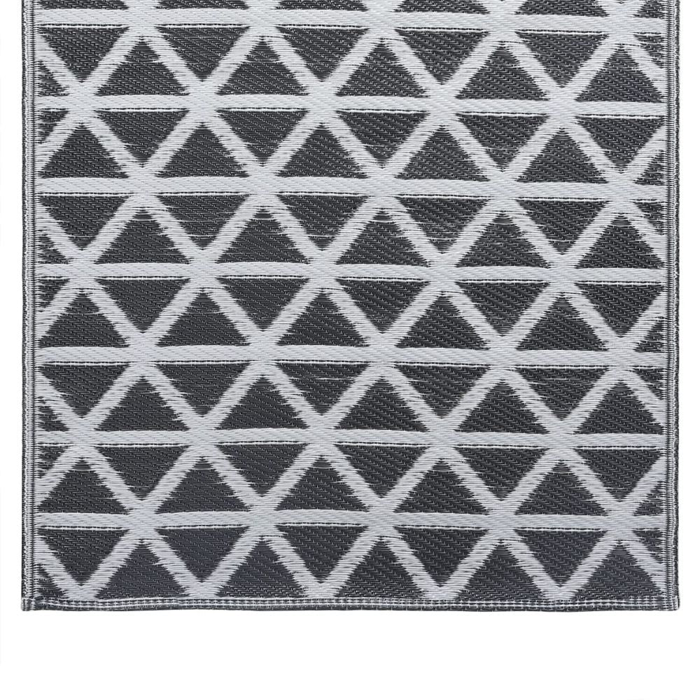 Outdoor Rug Black 80x150 cm to 190 x 290 cm PP