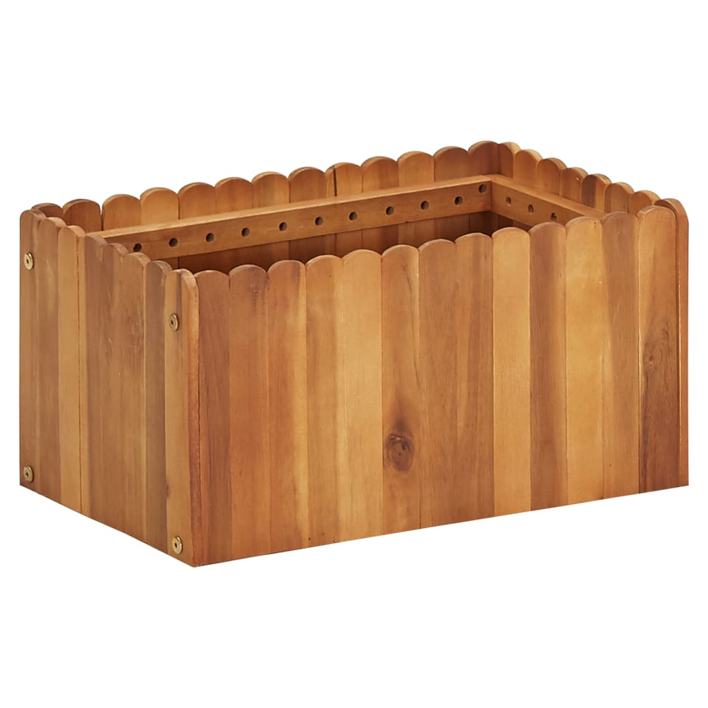 Garden Raised Bed Solid Acacia Wood