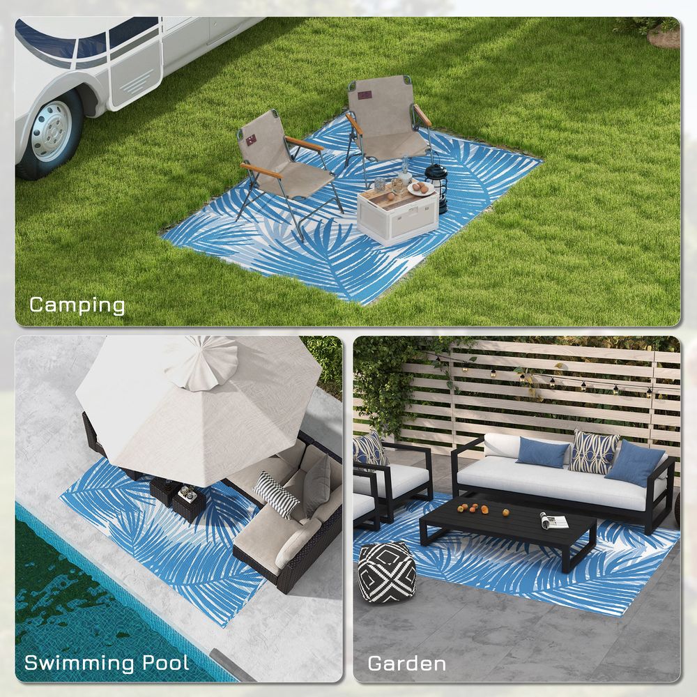 Reversible Waterproof Rug with Carry Bag