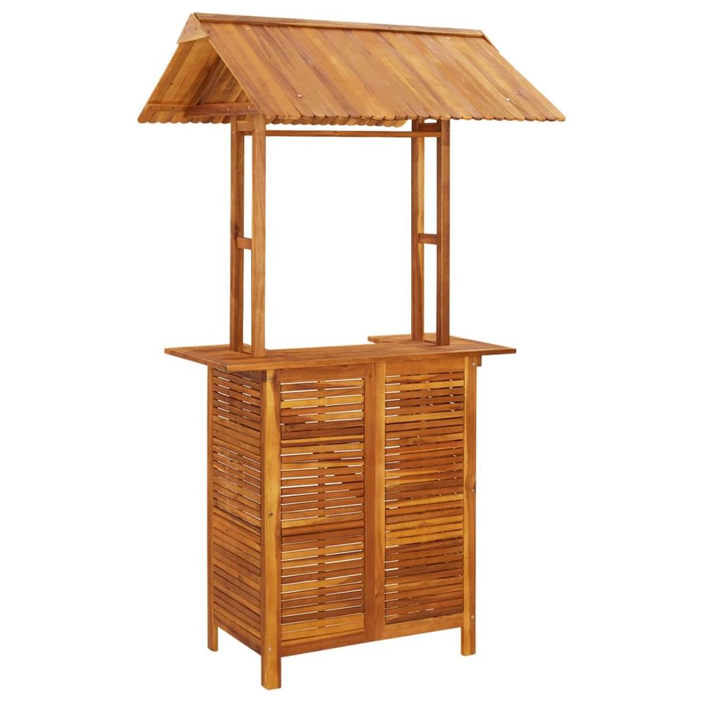 Garden Bar Set Solid Wood Acacia