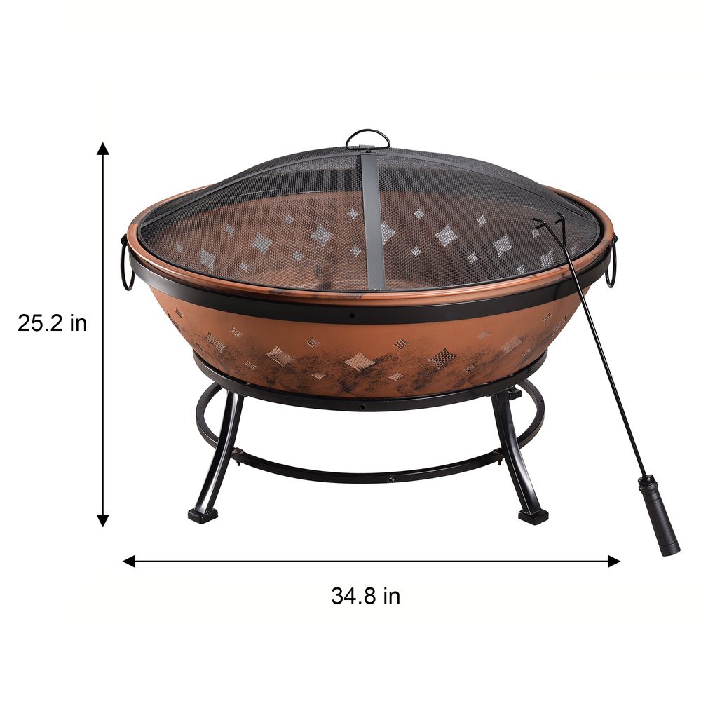 Large Wood Burning FirePit