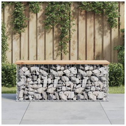 Garden Bench Gabion