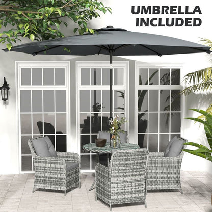 Garden Furniture with Umbrella