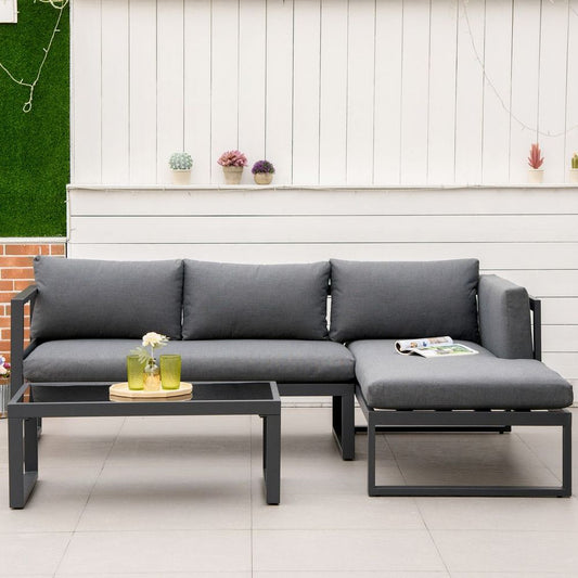 L-shape corner Sofa Set