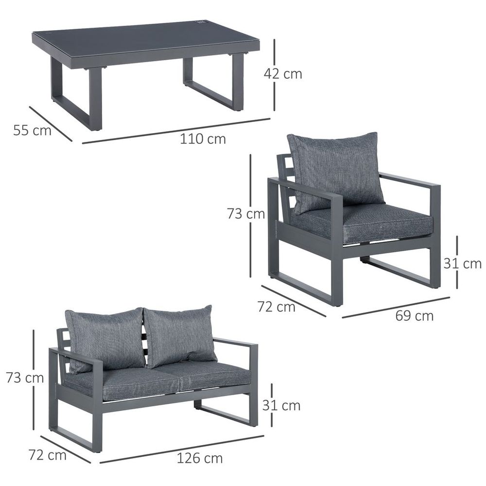 Aluminium sofa Set