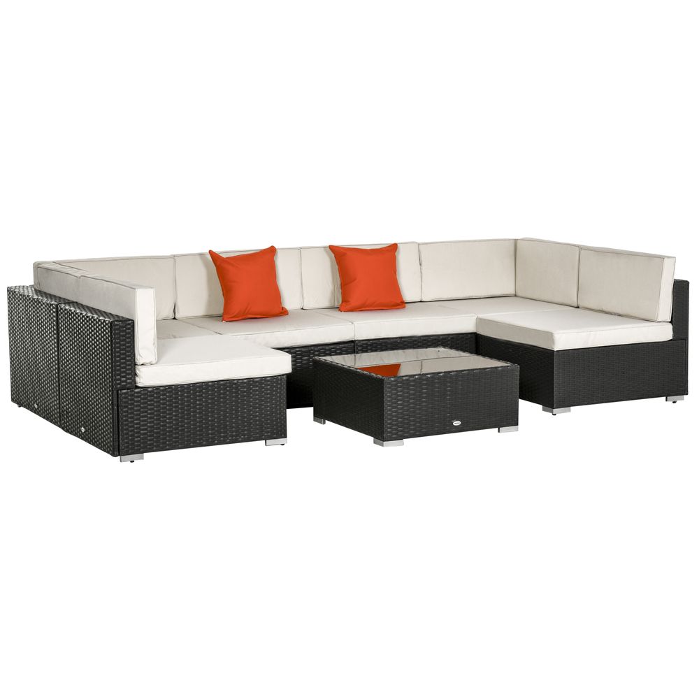 Rattan Sofa set & Coffee Table