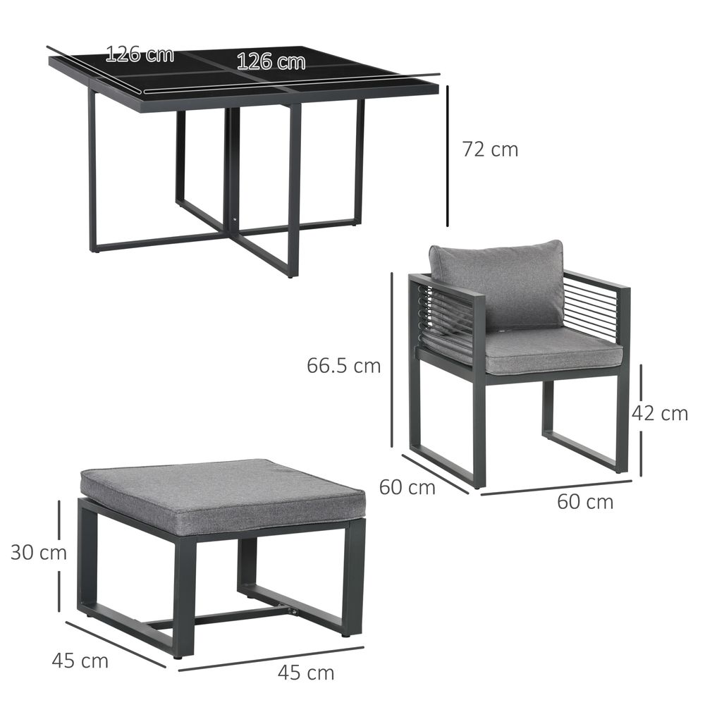 Cube dining set