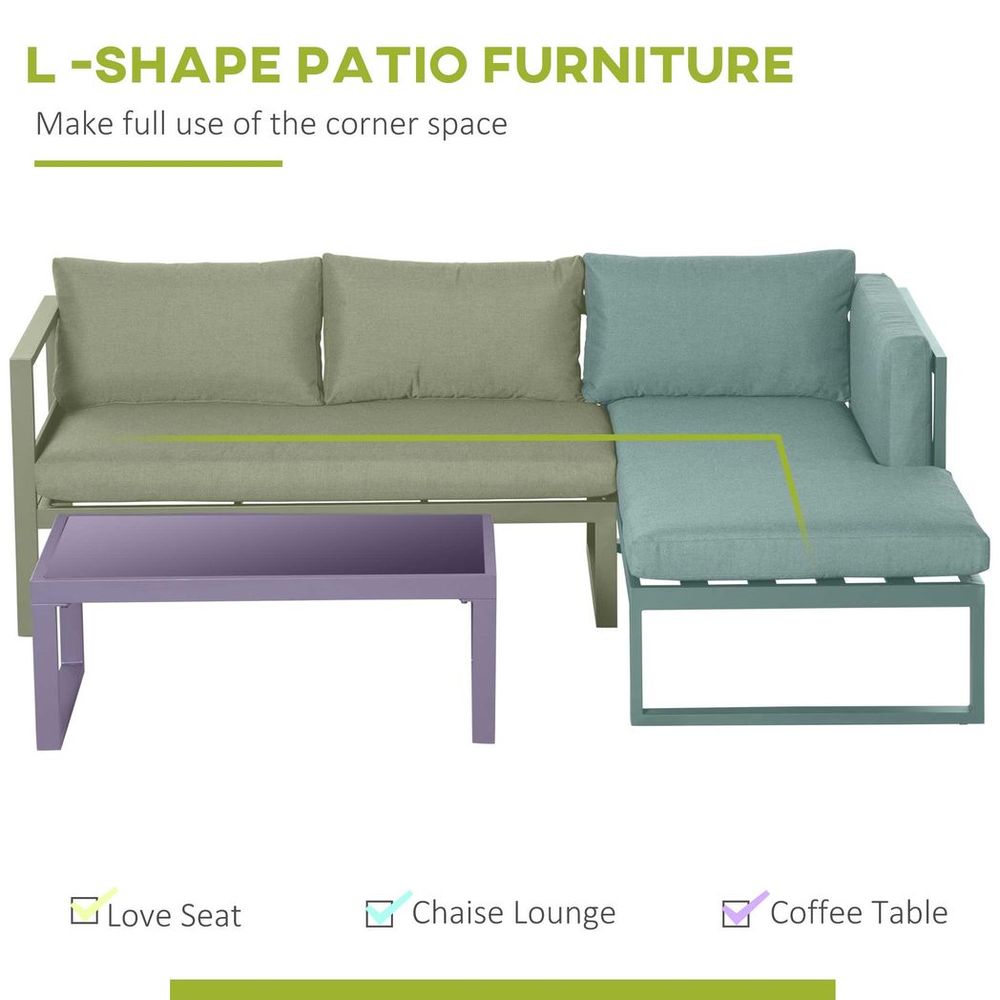 L-shape corner Sofa Set