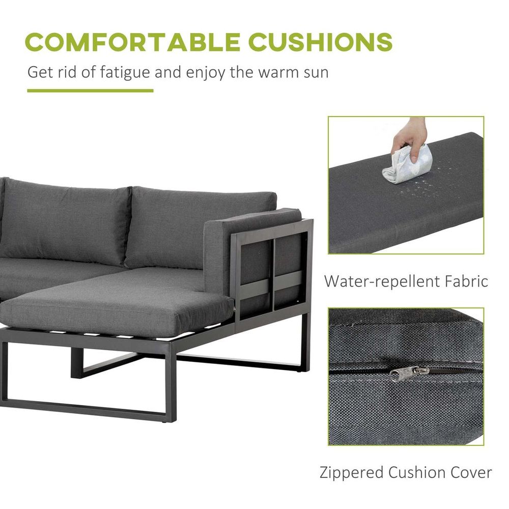 L-shape corner Sofa Set